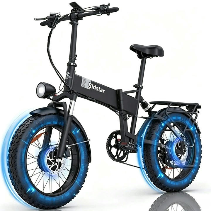 Ridstar H20 Pro 2000W Folding Fat Tire E-Bike
